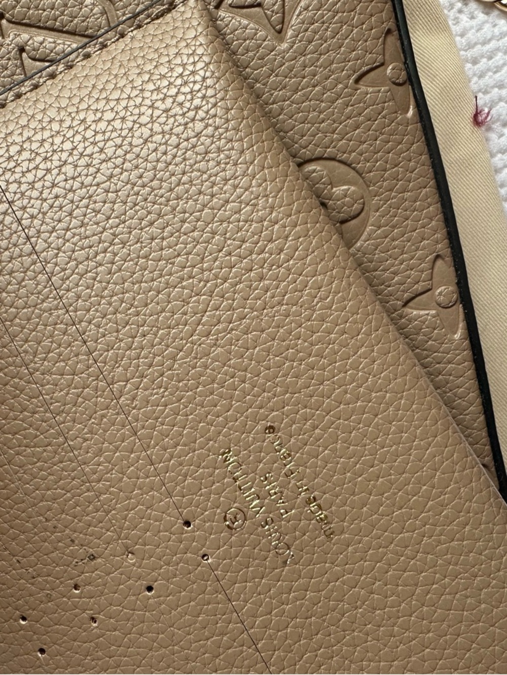 Taupe Monogram Pochette Félicie with Gold Chain - Picture 5 of 10